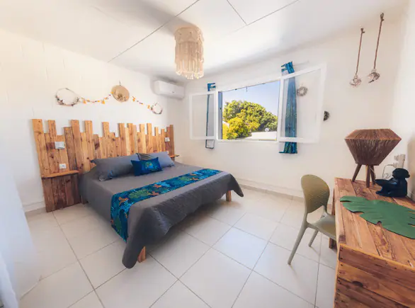 Chambre d’une location saisonnière